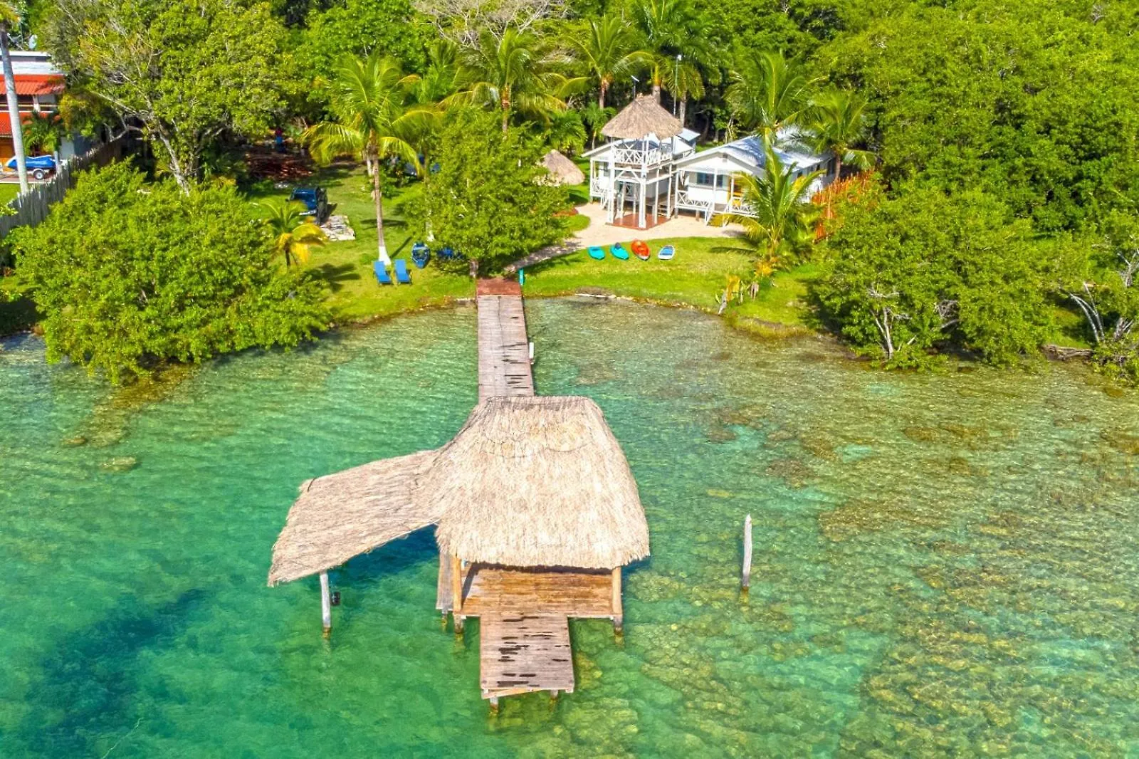 Cabana Con Muelle Privado En La Laguna De Bacalar Prázdninový dům